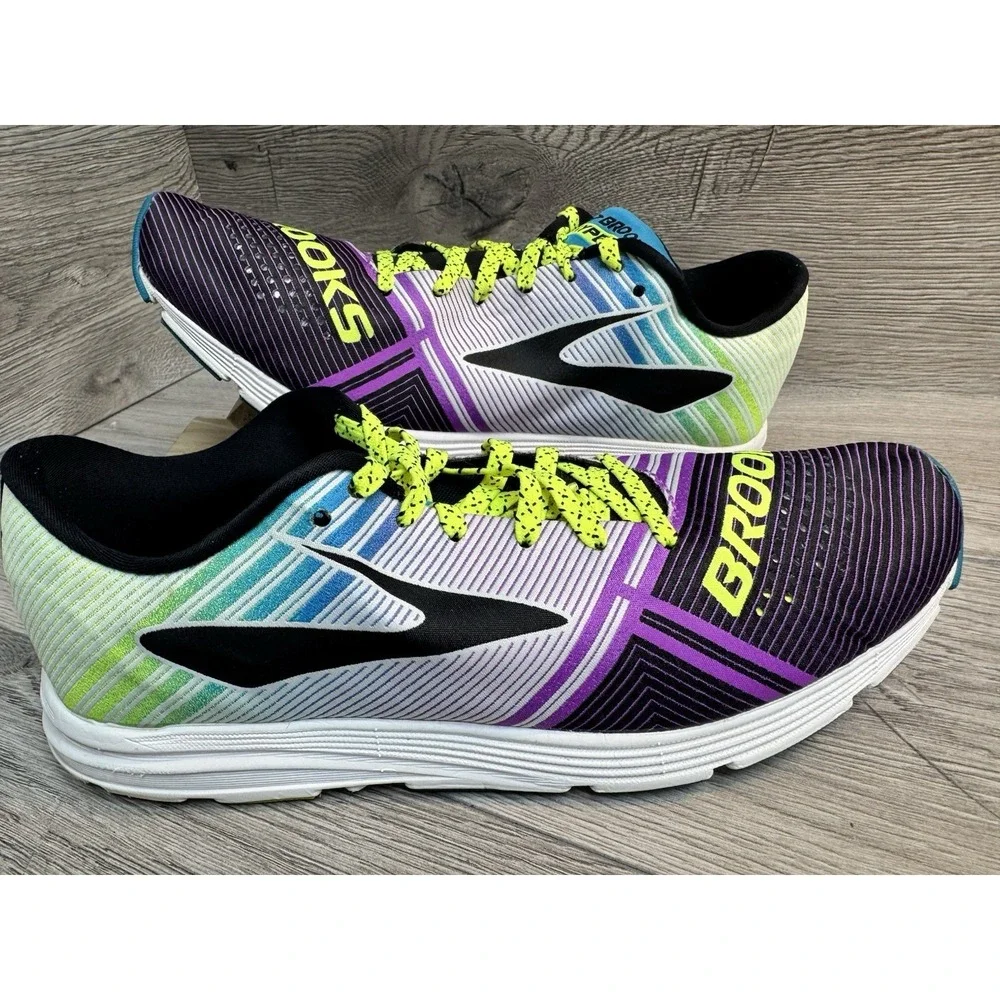 Brooks Hyperion Running Shoes Womens 9.5 Purple/Black Lightweight 1202261B529